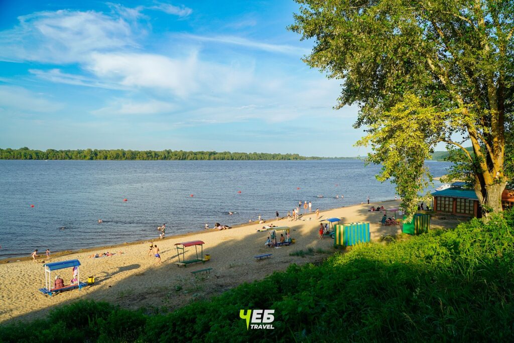 Набережная Козловки, пляж