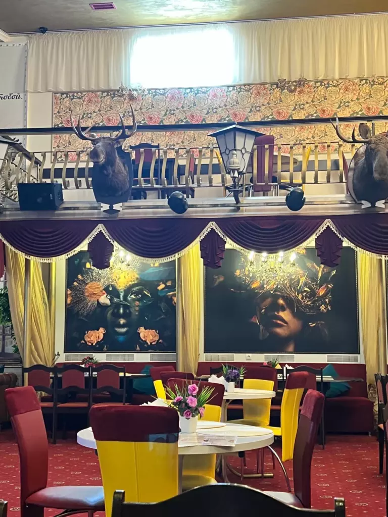 кафе Каролина, интерьер
