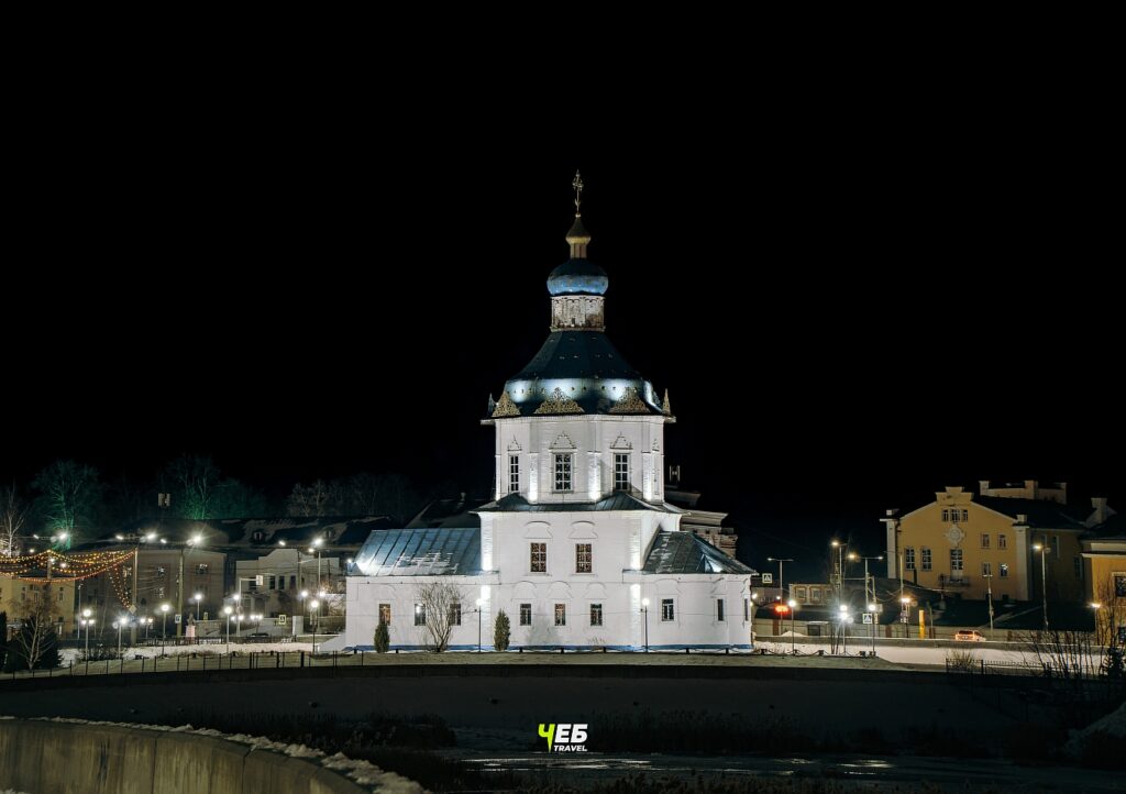 Церковь Успения Пресвятой Богородицы, Чебоксары зимой 